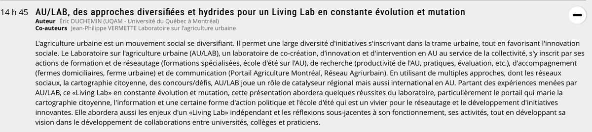 fedecegeps's tweet photo. #AcfasC44 AU/LAB (@agricultureMTL), un #LivingLab en constante évolution https://t.co/BmPeEKHaaH #Acfas https://t.co/DZYO52xcmI