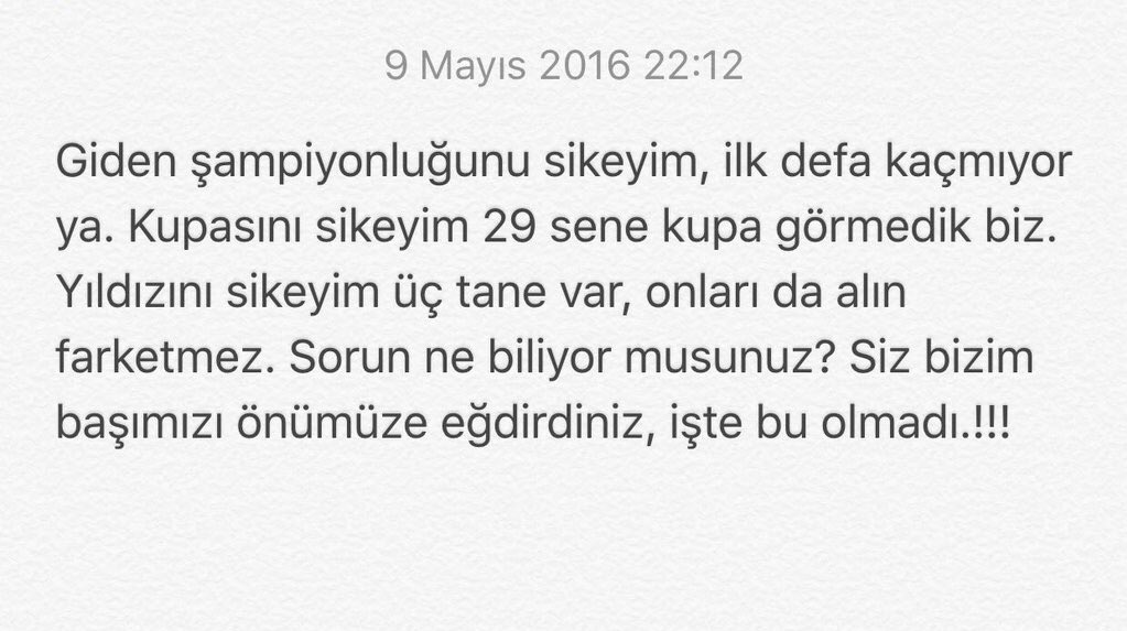 Fenerbahçe Tribünü (@fenerbahcetrbn) on Twitter photo Siz bizim Başımızı Önümüze eğdirdiniz !!! Siz bizim Başımızı Önümüze eğdirdiniz !!!