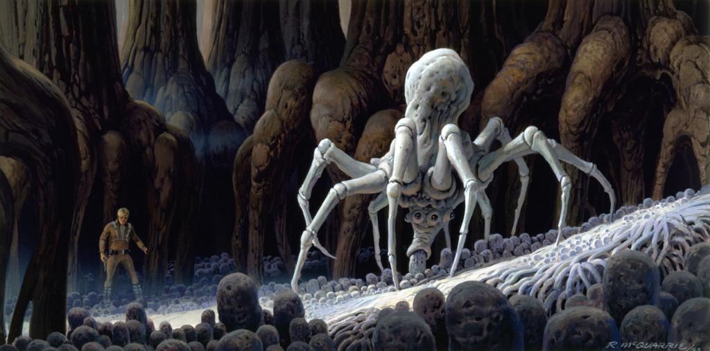 Star Wars on Twitter: "#McQuarrieMonday: Suddenly, Dagobah's cave doesn