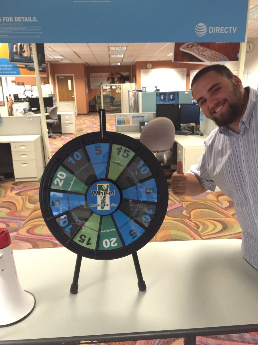 Ernie turning 2 DTVs into 5 ABs with the #WheelOfAwardBucks and tack on another 10 ABs from #MoreInMay. #MIA7ATT