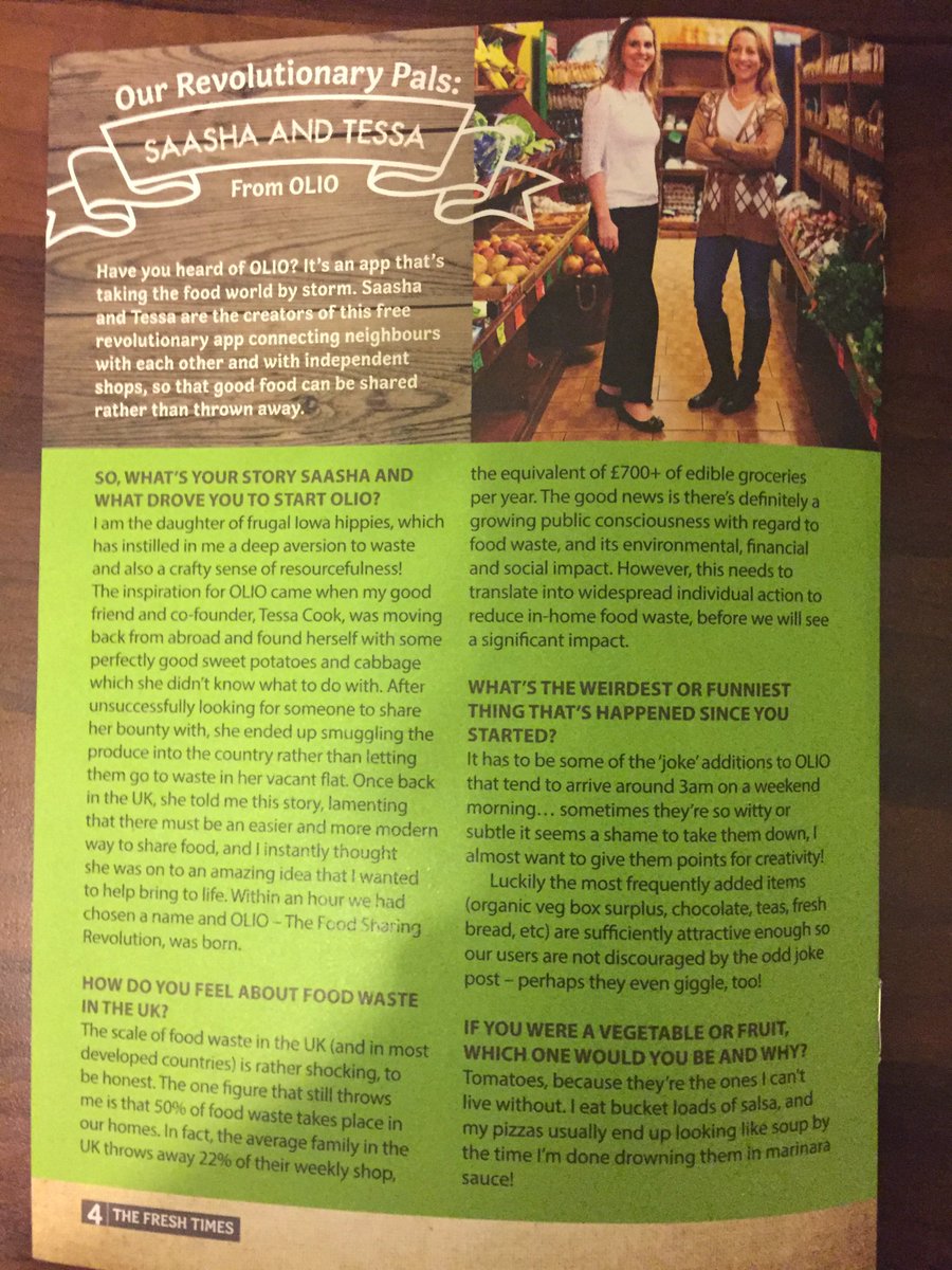 When I heard <a href="/BareFootAleks/">Aleks Kashefi</a> &amp; <a href="/RosieSwalePope/">Rosie Swale Pope MBE</a> tales of adventures I knew Olio could be  of interest ;) <a href="/hello/">Hello</a>