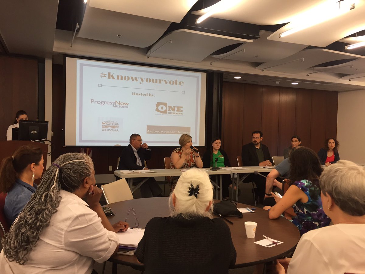 Maritza4AZ's tweet photo. Great group of panelists discussing what went wrong during our March 22nd primary election. Plenty to talk about! https://t.co/WI7NzMVprJ
