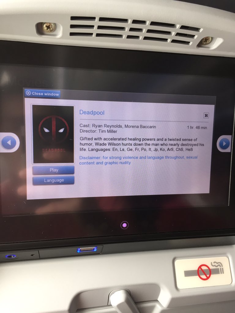jeffgluckstein's tweet photo. If I never internationally competed trampoline I would spend a fortune on movie tickets #Deadpool https://t.co/gI3GPKHuDL