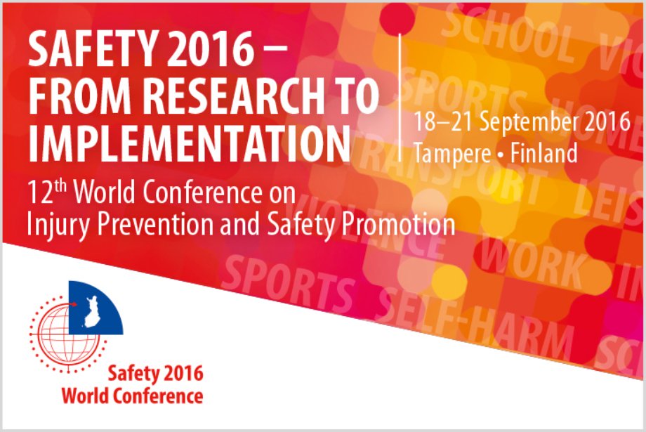 IANPHIhealth's tweet photo. #Safety2016: 12th Annual Conf. on Injury Prev. &amp; Safety Promotion. Register  by 5/16 https://t.co/FHSMt9r2ke @THLorg https://t.co/um3FITGZNB