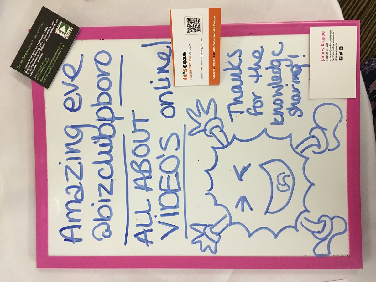 KimColey's tweet photo. Great @BizClubPboro event, learning about online VIDEOs! Great info @DBSoundVisionUK @itseezeMarkG @getreallysocial https://t.co/Flp9iV6xJe