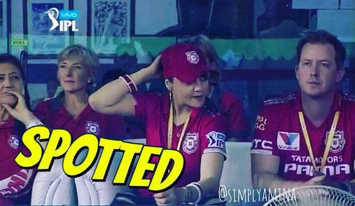 Preity Zinta &amp; Gene Goodenough SPOTTED At #IPL2016 Match - via #SimplyAmina (LINK IN BIO) … ift.tt/1T7x9Fc