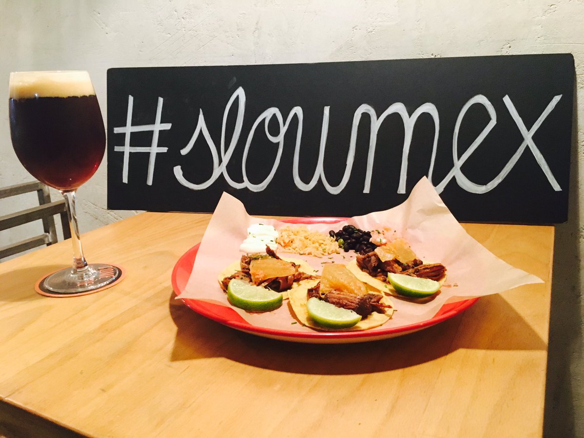 TapasTranslated's tweet photo. Eating delicious Tex-Mex Food in #slowmex Madrid and drinking #Founders beer! Me parece muy bien! https://t.co/3rV1JVhHS5