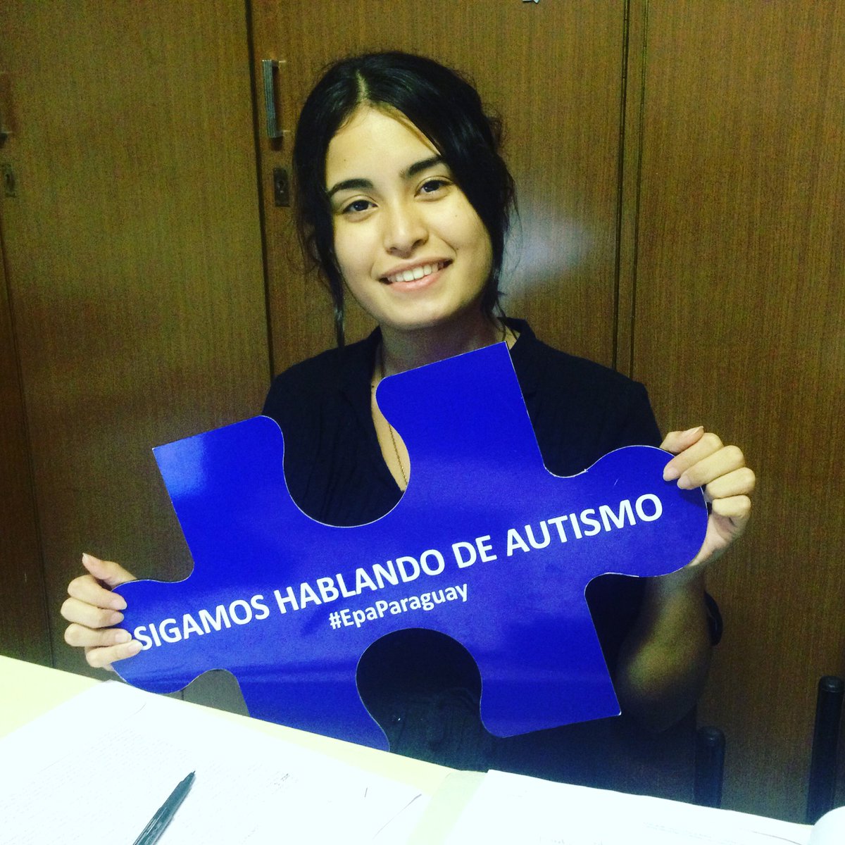 EPAParaguay's tweet photo. Bienvenida al equipo Ariana Ojeda #EpaParaguay #autismoenPy Éxitos! https://t.co/INupy9XN6I