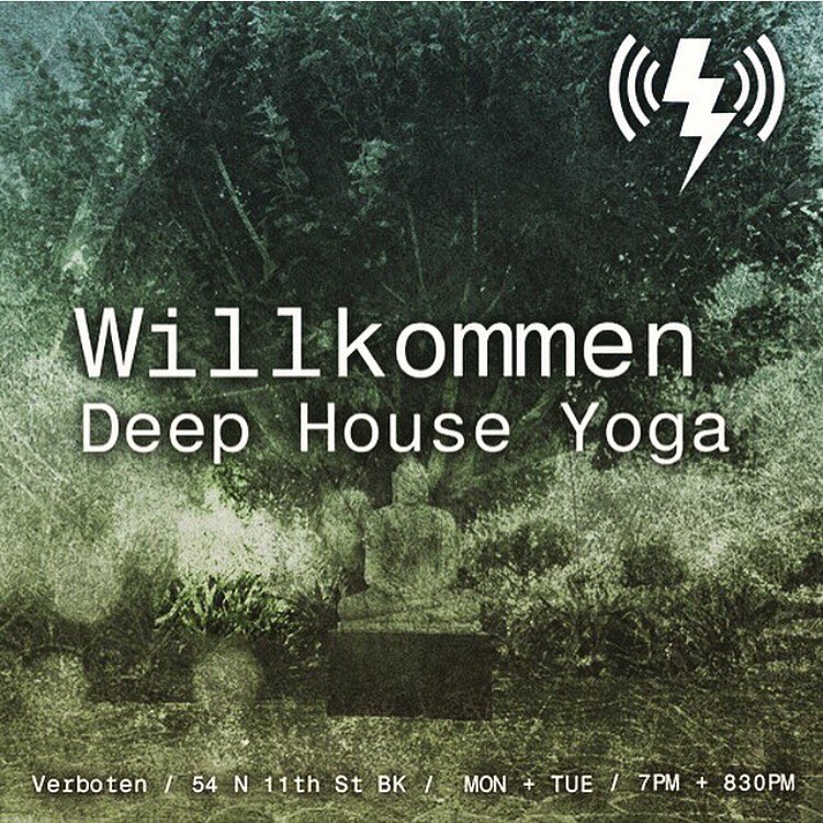 Get centered w/ 2 Deep House Yoga classes this week, tonight + tomorrow at 7.