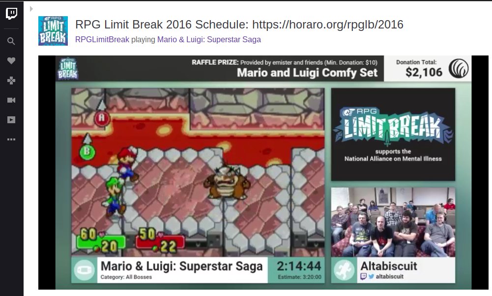 Bosscasters's tweet photo. Support a great cause and watch awesome people break awesome RPGs. #twitch #RPGLB2016 #NAMI https://t.co/nN7nQgnc6J https://t.co/kbz6hScmTe