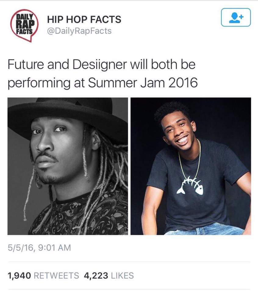 JackTreesMusic's tweet photo. Future x Desiigner hahaha https://t.co/Oz5jMYpIq6