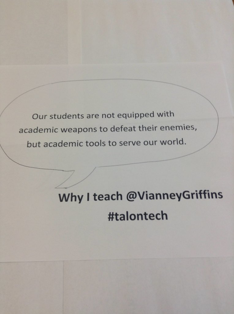 KheriatyChem's tweet photo. @vianneygriffins #whyiteach #talontech https://t.co/sBa7AFSYXs