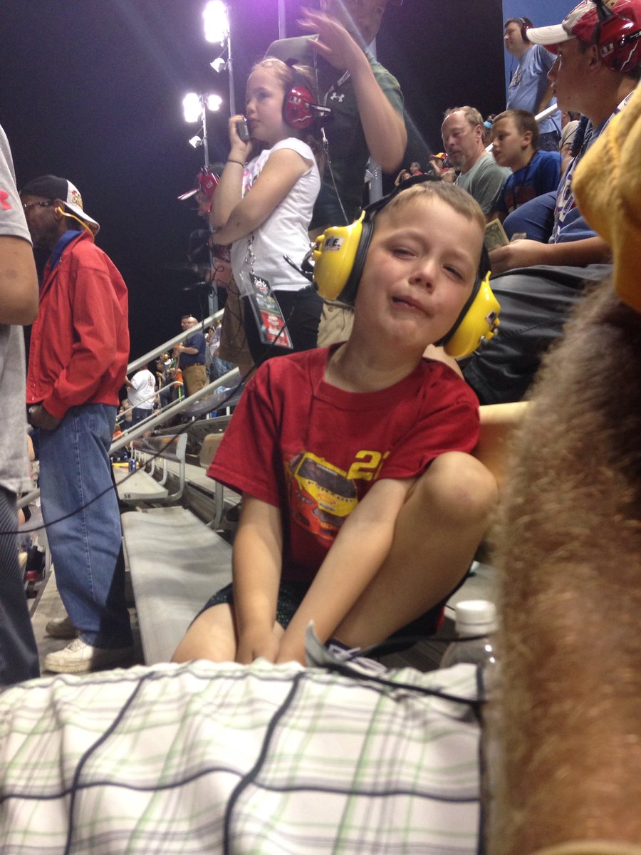jasonbruce19's tweet photo. @joeylogano This was my die hard 4 year old after your crash in Saturday night! https://t.co/HecteV2cl0