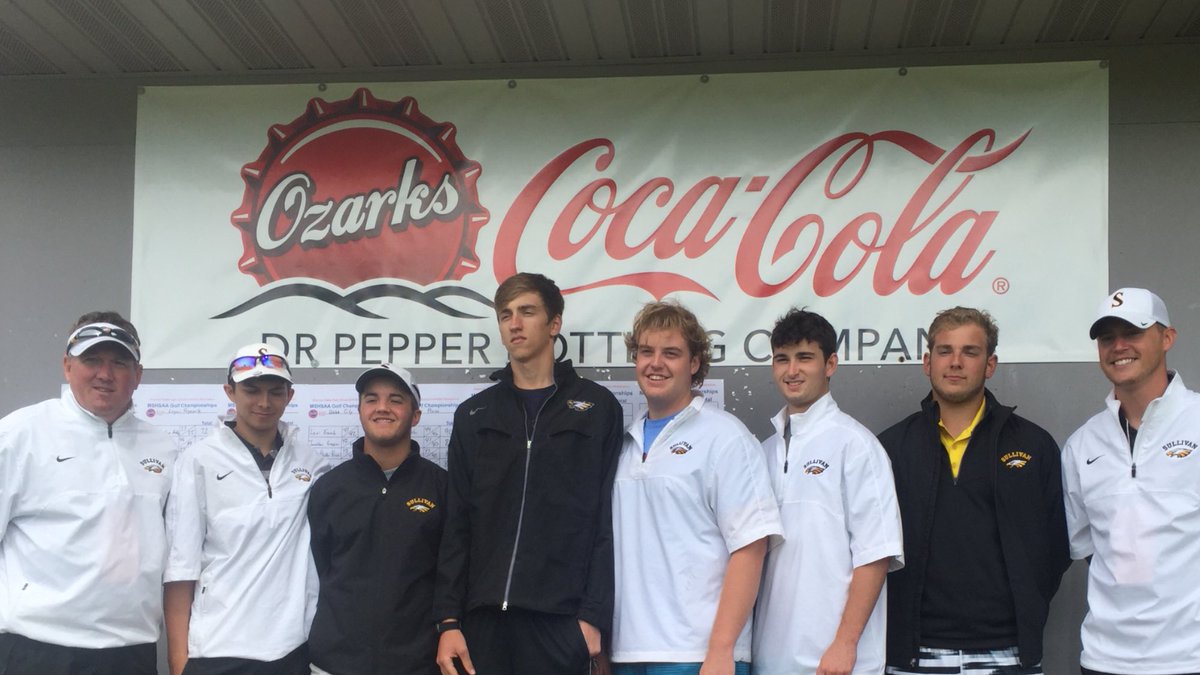 sullivaneagles's tweet photo. Sectional Champs and State Bound!  Eagles shoot 296 in wet, rainy conditions to take title. https://t.co/n3fP9GTygJ