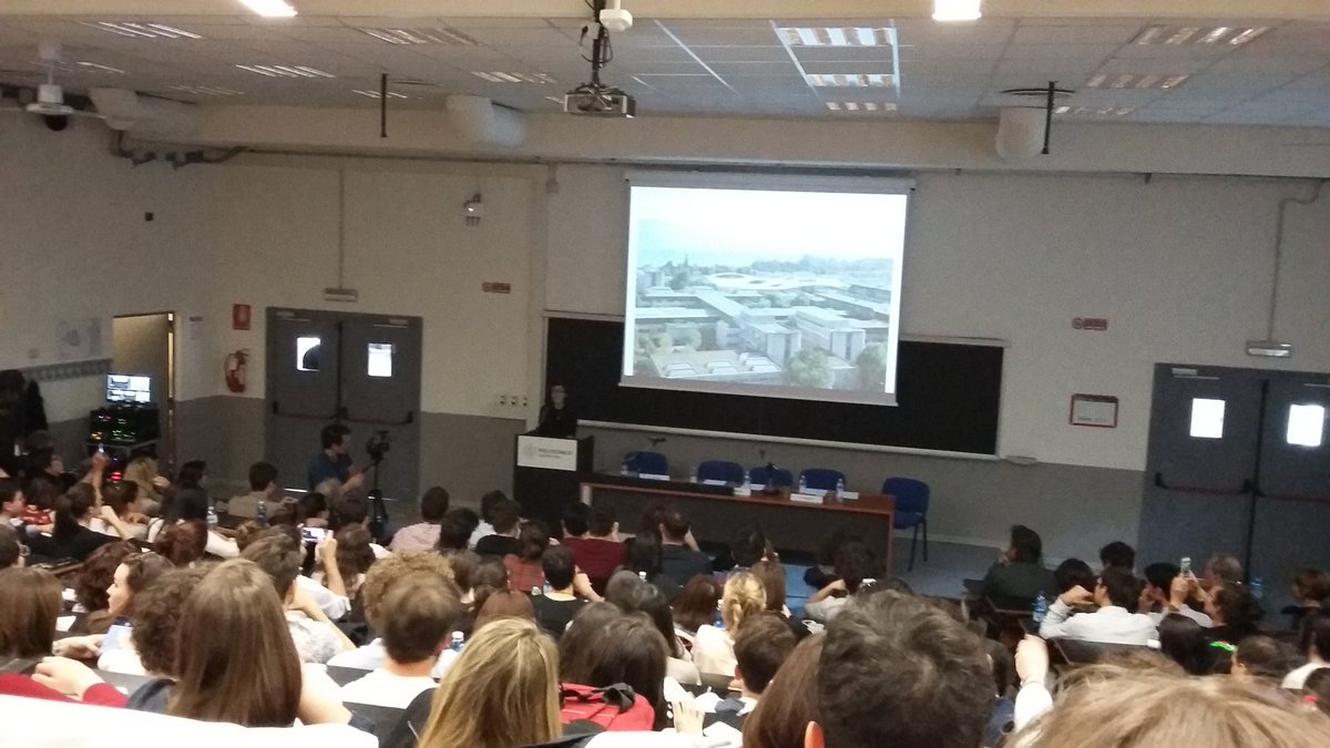 simone_lucenti's tweet image. "Archirecture and environment", Kazuyo Sejima's Lectio Magistralis at Politecnico of Milan. #sanaa #PoliMI