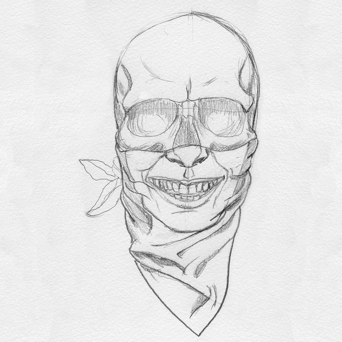 How To Draw A Bandana Step By Step