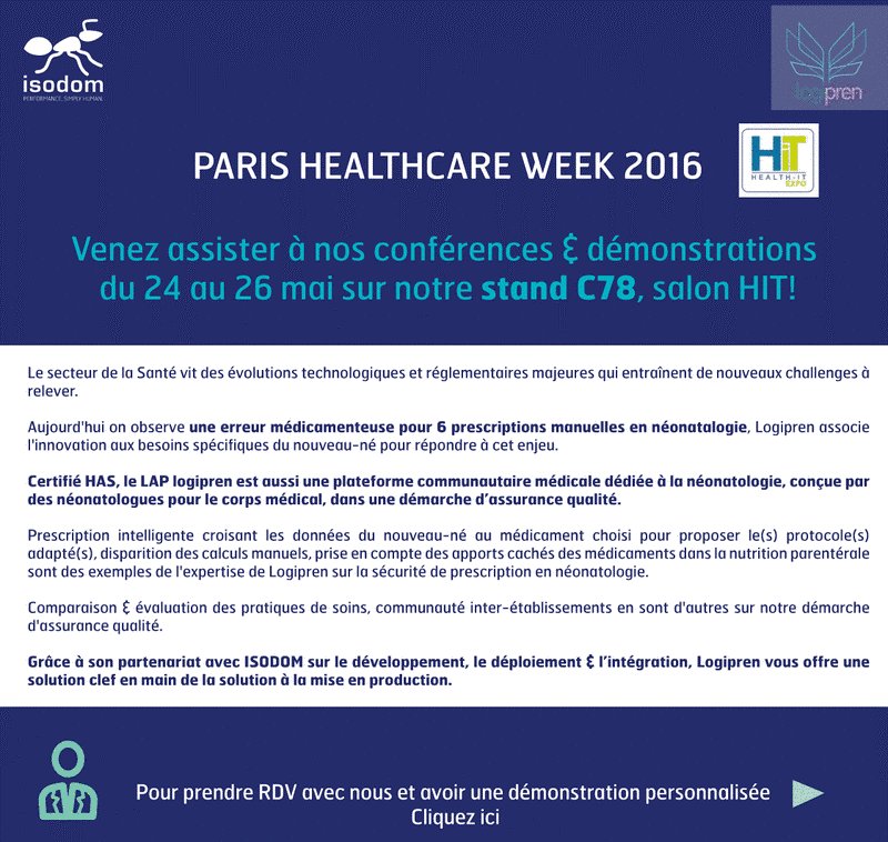 yberezaie's tweet photo. Venez assister à nos conférences @ParisHealthcare #HIT2016 #esante #ehealth https://t.co/iWp9paLmGD #logipren #Pyx4 https://t.co/aTUSwJsGua
