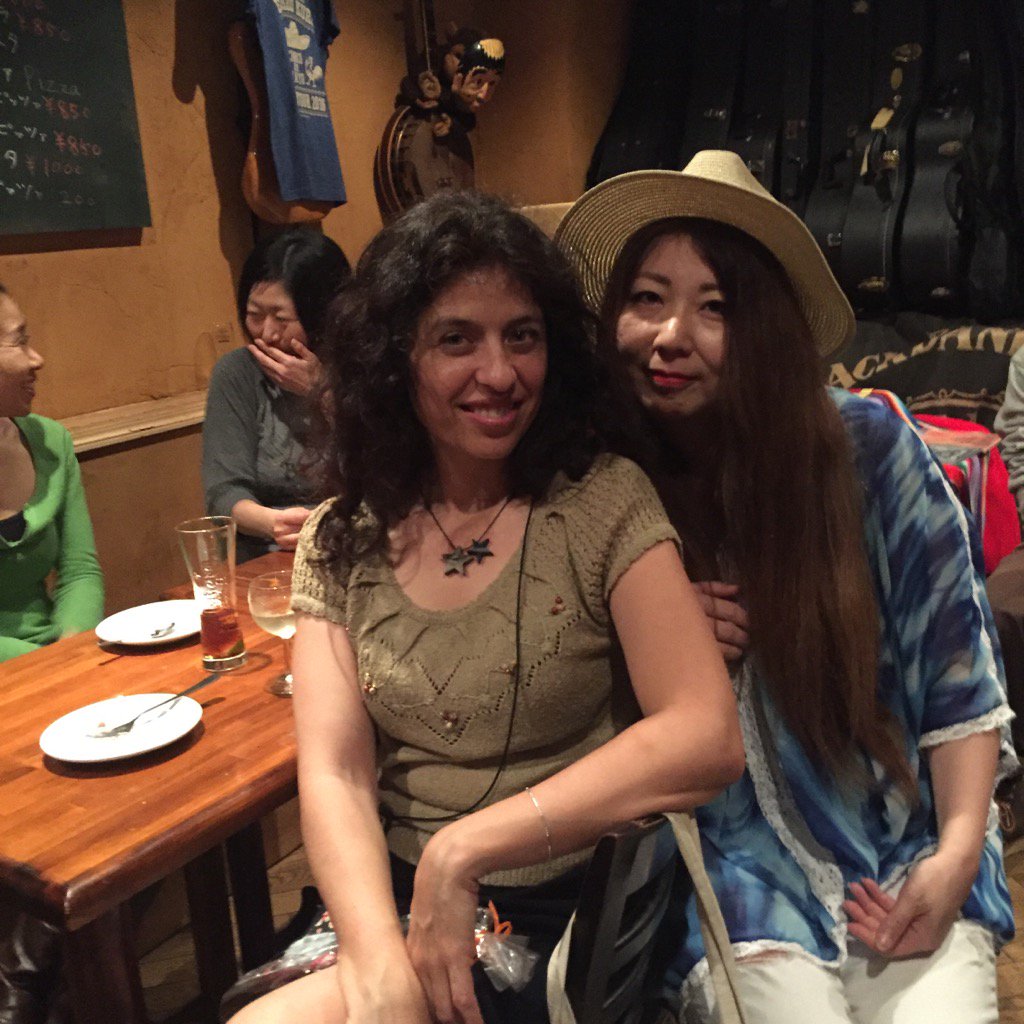 3Harus's tweet photo. Yuko Arga and Eddika at Moonstomp in Koenji, Japan. #ehkjapantour #moonstomp #koenji https://t.co/9Xo5upqMBQ