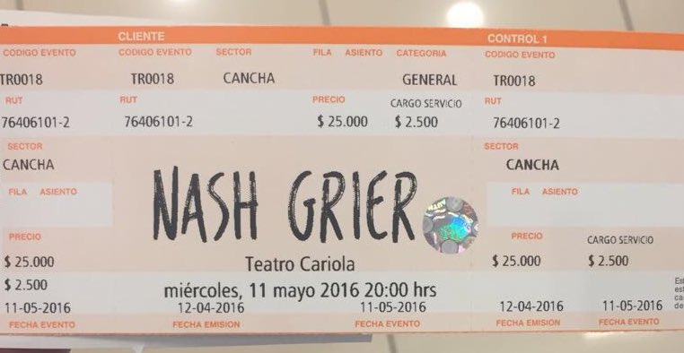 dv_valentina's tweet photo. SEE YOU SOON NASH ILY!β€οΈπ¨π± #TheWaveTour #WaveTickets #TheWaveChile https://t.co/BfCeG5hyJO