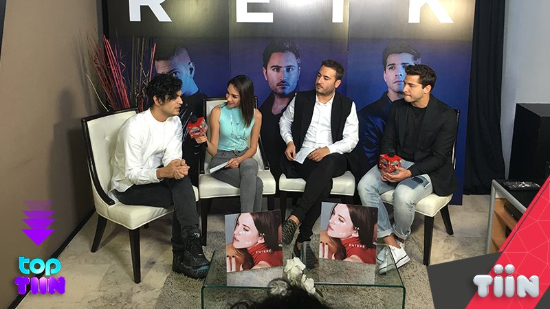 TopTiin's tweet photo. ¡No te pierdas la entrevista que les hizo @nuriagv a los chicos de @ReikMx en este #ReporTiin! https://t.co/TO5xlkftZo