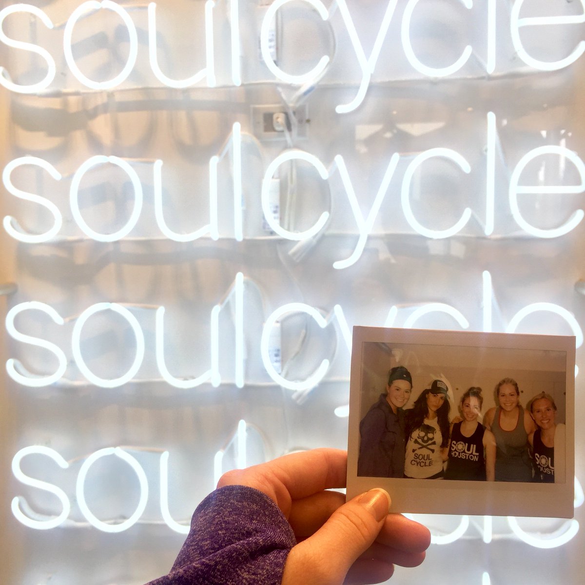 ThePRBoutique's tweet photo. #PRBesties got some serious SOUL this morning at @soulcycle #ROTX with the amazing instructor Chanelle! #SoulCycle https://t.co/amCqOvA7qr