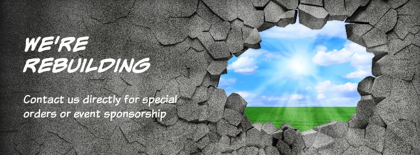 We're rebuilding! Contact us via DM or directors@cardboardkingdom.ca for special orders/event sponsorship.