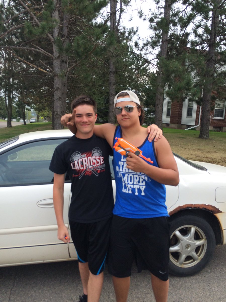 Hoggersnchief's tweet photo. @GRHSNerfWar  dusty is down for the count https://t.co/r5KqIceXva