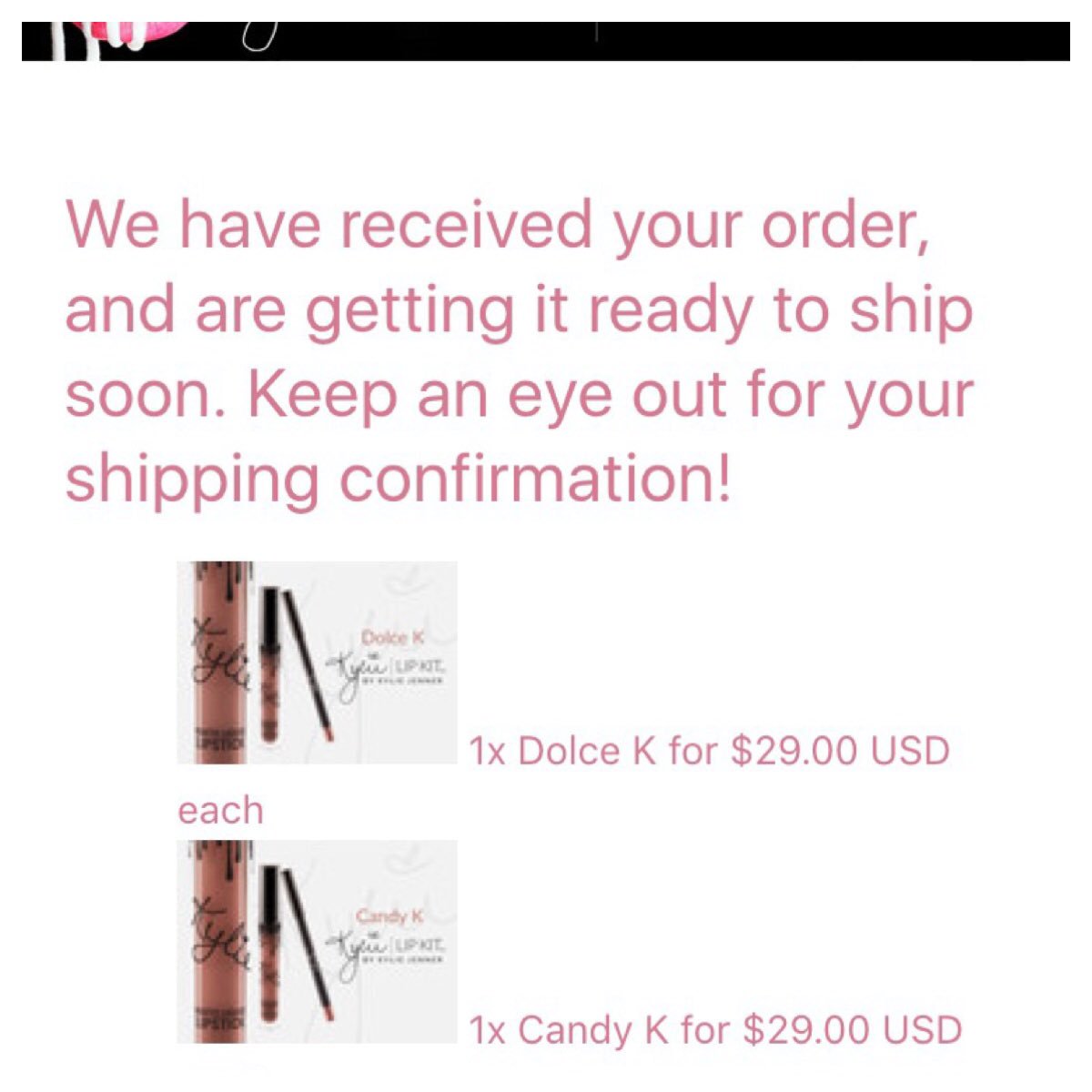 lipkitupdate's tweet photo. RT this &amp; fill out the form: https://t.co/duhXmKf2CG to win both Candy K &amp; Dolce K (must be following) 💄#KylieLipKit https://t.co/oBi7V8MCLa