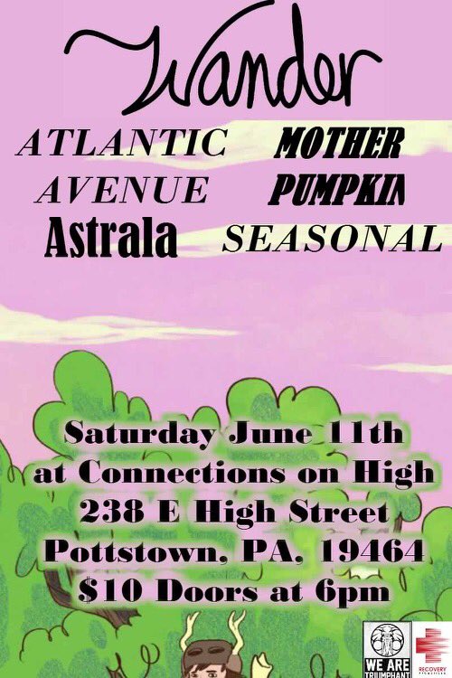 AstralaMusic's tweet photo. Any PA friends?? We'll be in Pottstown this saturday and june 11th. Come out and say Asuh https://t.co/PvuLseTodj