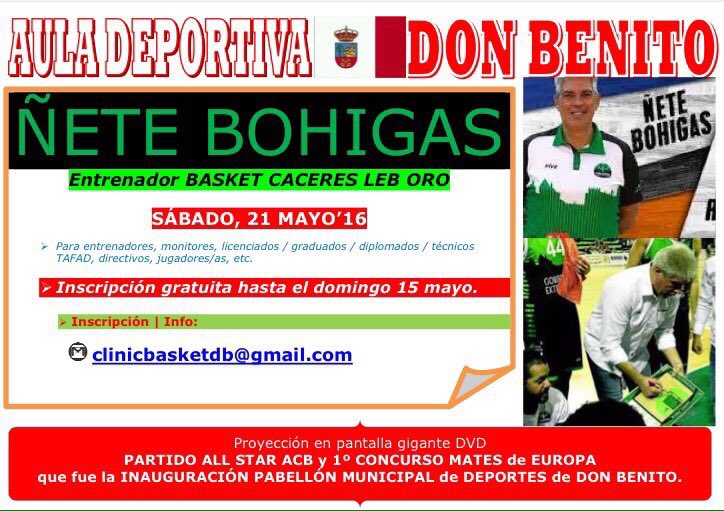 CLINICBDB's tweet photo. @belembasket También partidos o torneo en fin semana 20 al 22 mayo. https://t.co/eB1rw3fEeW