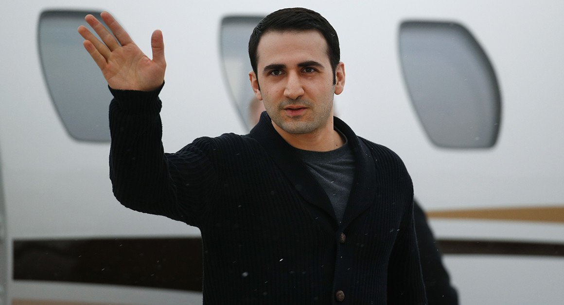 politico's tweet photo. Former Marine suing Iran https://t.co/SnAKdwEaFP | AP Photo https://t.co/lNXueGv5OR