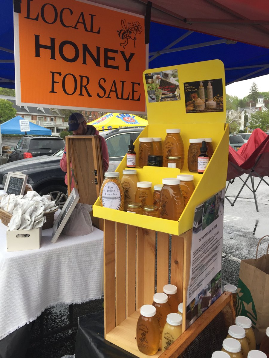 spycoastbeeman's tweet photo. Spy Coast Bee Farm &amp; Bee Natural Body Care are at Port Jeff Farmers Market every Sunday, 9-2. Setauket Gold Honey https://t.co/bKucrEPRdF