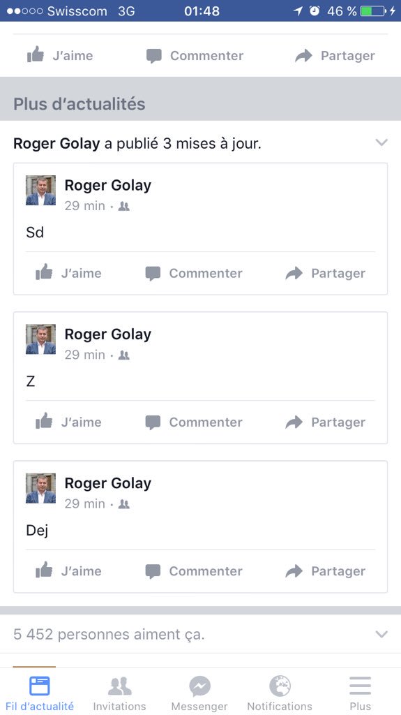 Lesbienbonnes's tweet photo. Quand Roger Golay partage ses réflexions politiques avec ses ami(e)s Facebook https://t.co/yt4ob2wKPK