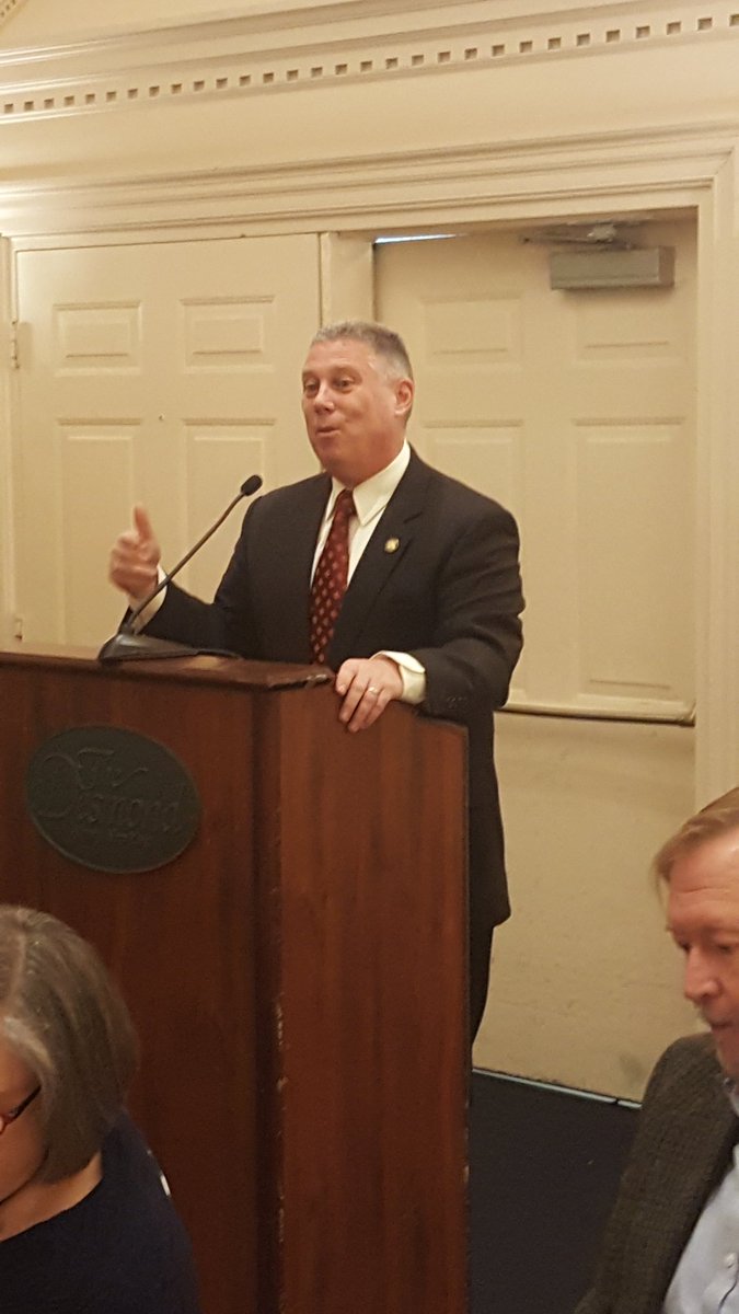 NYSPA's tweet photo. Assemblyman @johnmcdonald108, lead sponsor of our #RxP legislation, addresses #NYSPALobbyDay2016. https://t.co/9yk9pqYPi6