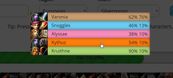 Kruithne's tweet photo. #RecipeCompletion now remembers your characters & allows you to filter the results! https://t.co/iWYN7aE9yi #wow https://t.co/Ctqj6YIg5u