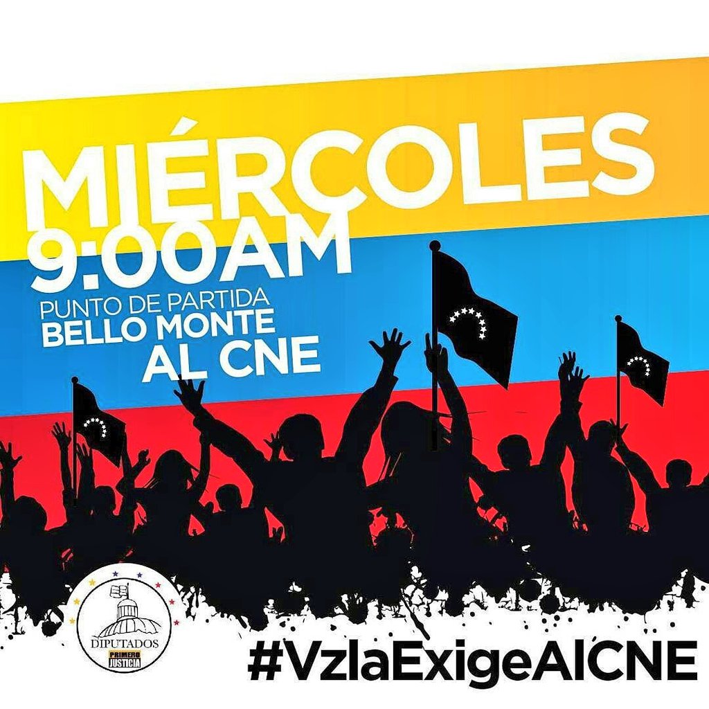 AlejandroValero's tweet photo. Este #11M iremos al #CNE para exigirles que nos digan los centros de validación #VzlaExigeAlCNE @maximo_sanchez https://t.co/t1rfpEBws2
