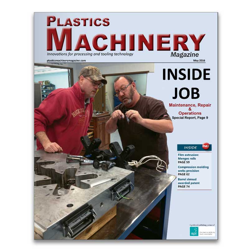 May issue of <a href="/PlasticsMM/">Plastics Machinery & Manufacturing</a>  is here! bit.ly/1rSxumC #Plastics #mfg #manufacturing @SPI_4_Plastics