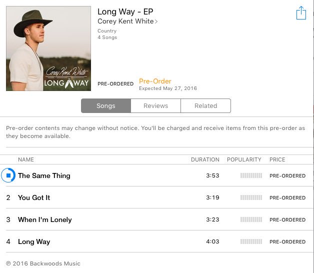 @CoreyKentWhite <a href="/iTunes/">iTunes</a> wowoowowowowow these 30 sec previews of your songs 🔥