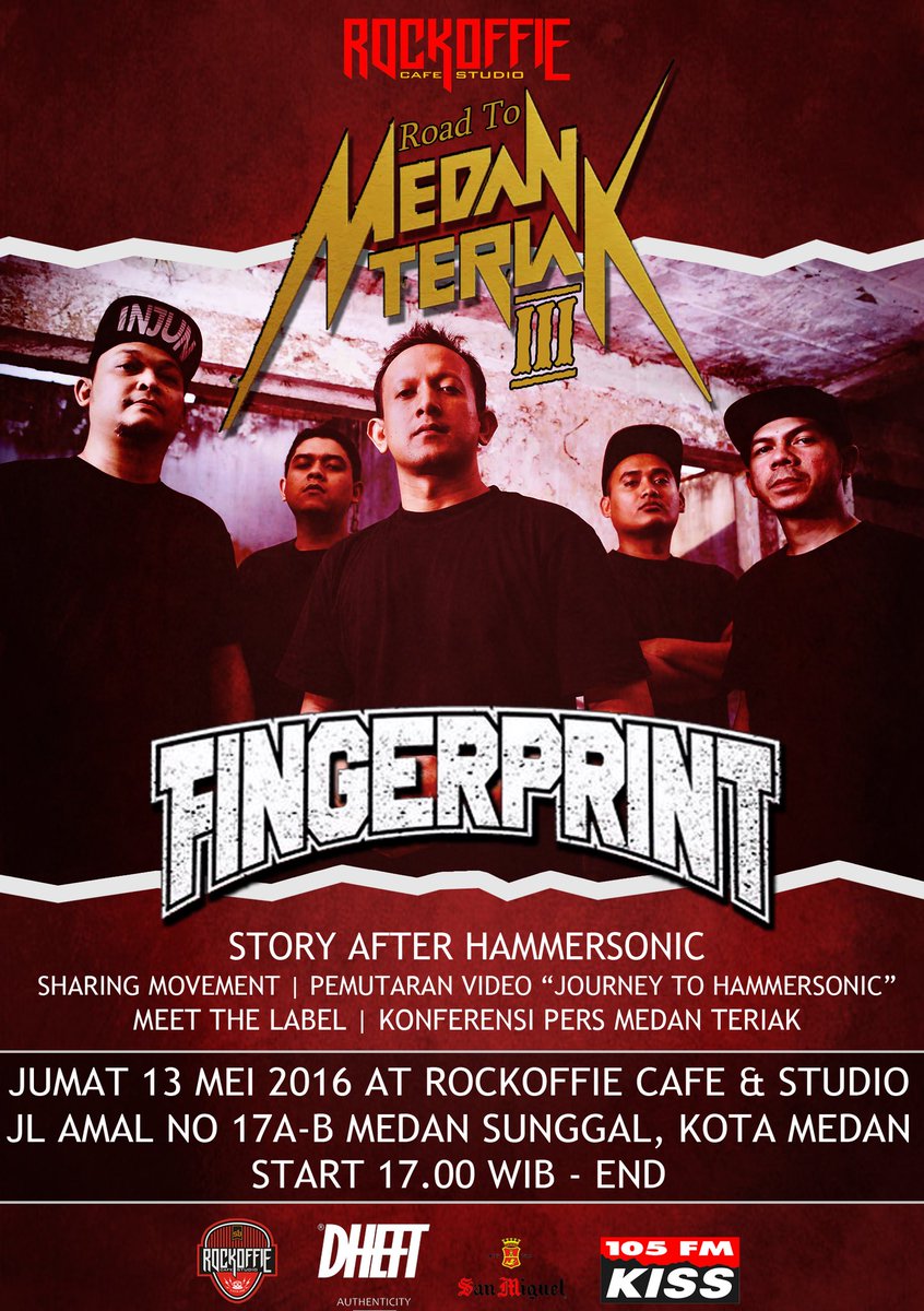 Saatnya kita mulai....
#roadtomedanteriak2016 ekslusive with <a href="/fingerprinthc/">FINGERPRINT</a> Story after <a href="/hammersonicfest/">HAMMERSONIC FESTIVAL</a> 
Ramaikan!!