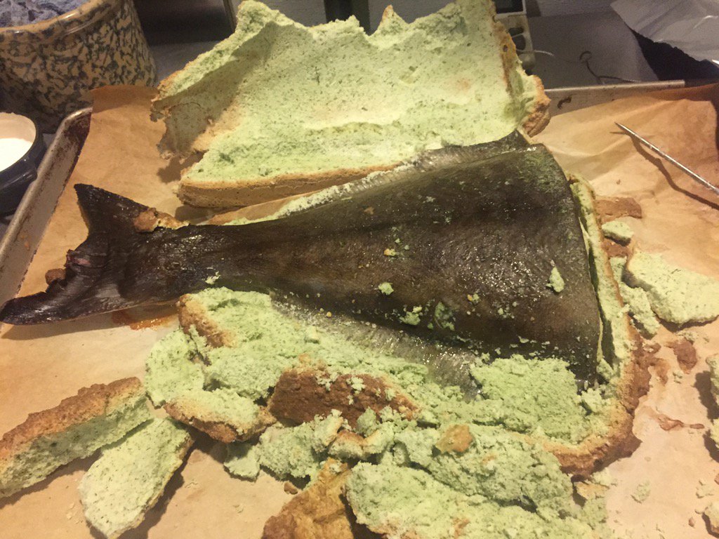 Salt crust halibut tonight <a href="/blindpigseattle/">Blind Pig Seattle</a>