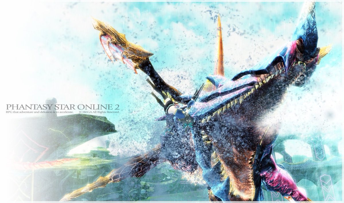 Bluecat エネミーss Pso2 浮上施設 Vsバル ロドス ３枚目はオマケのss はしゃぐファルガルボン