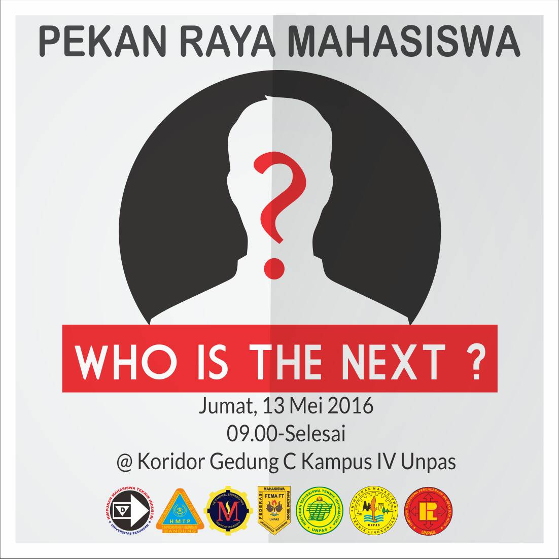 PEKAN RAYA MAHASISWA! WHO IS THE NEXT??
#DontMissIt #DontBeApathetic
#FEMAMEMBUMI
[Bidang Soskema- Kesma]