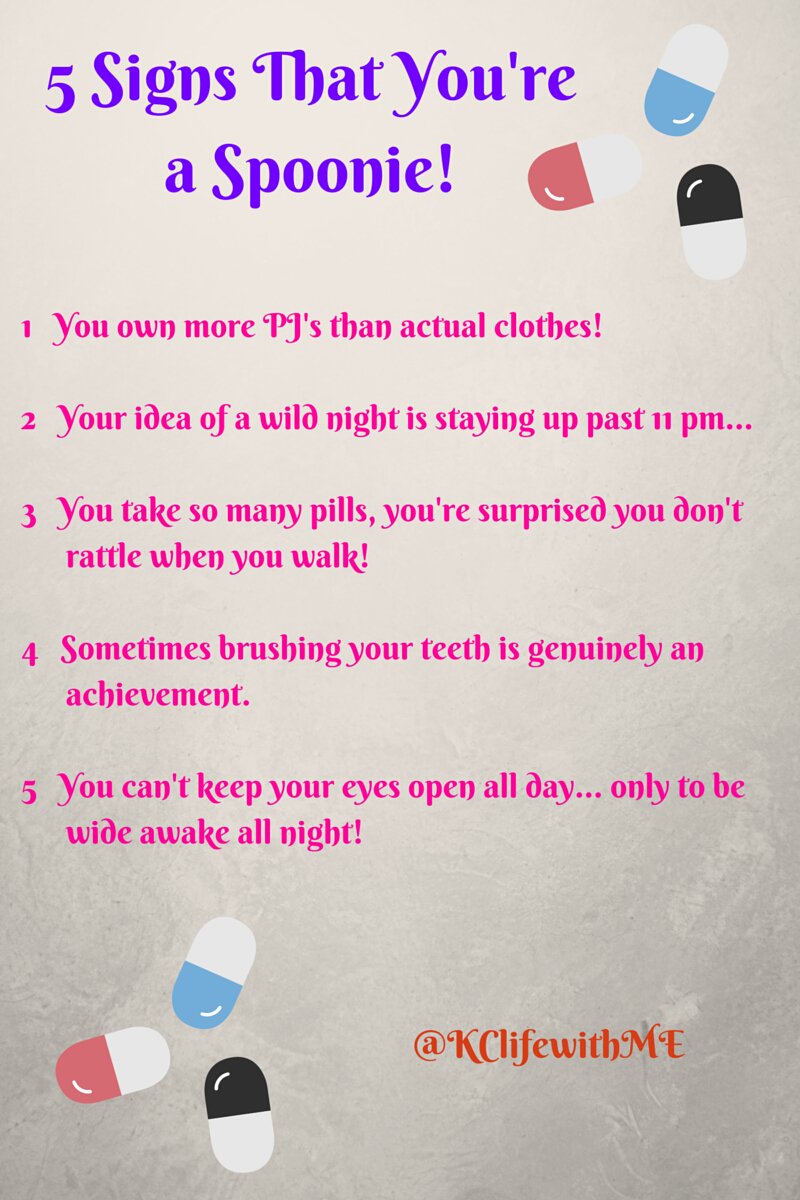 KClifewithME's tweet image. RT if you're a #spoonie warrior! buff.ly/1qawjNz @SpoonieBloggers #fibro #chronicillness #CFSME #pwme #cfsme