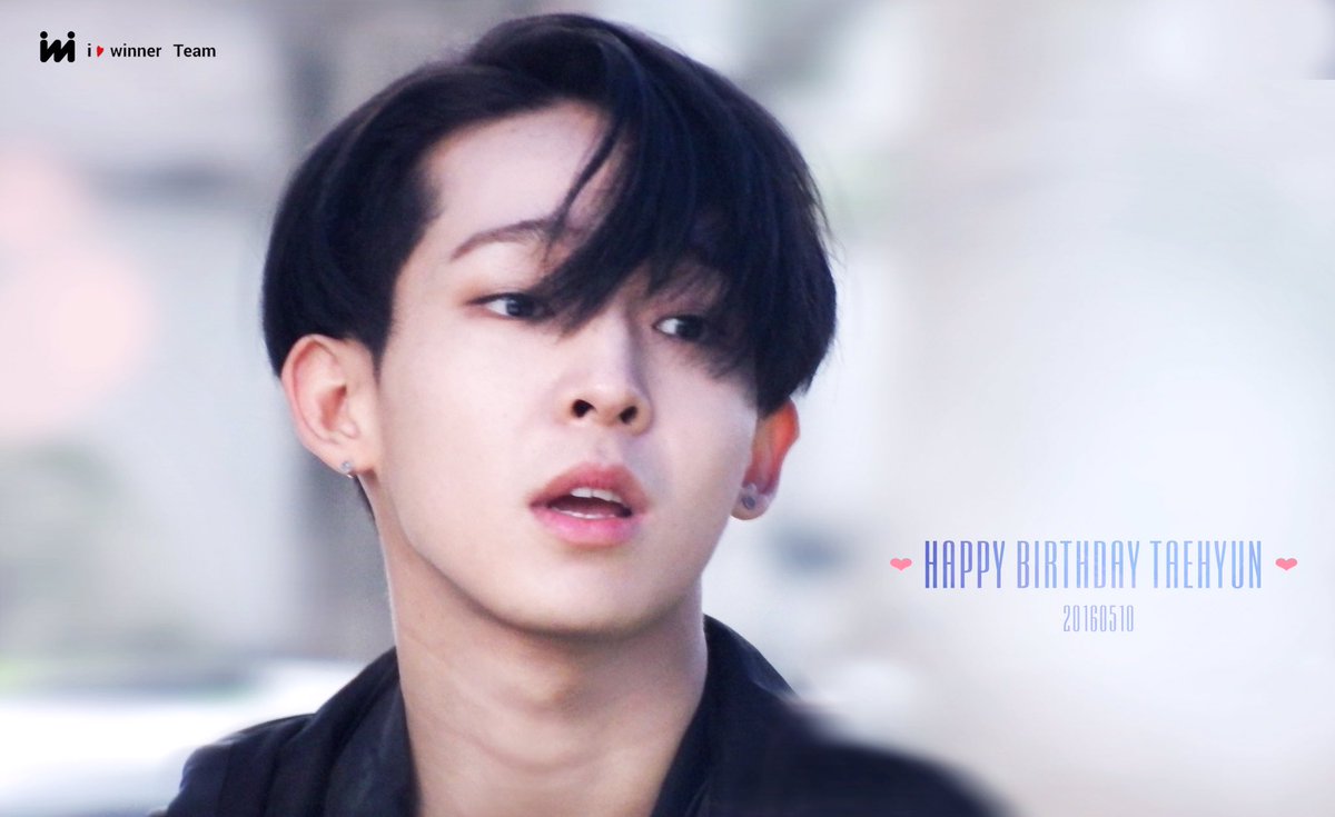 #HappySouthththDay 우리 taehyun 생일축하해 ~ 하트 뿅 😘