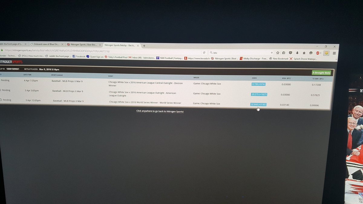 bdmckenna's tweet photo. @Mark_Reel hard to see in pic but I think my bets have decent value. https://t.co/CsswOOKBKg