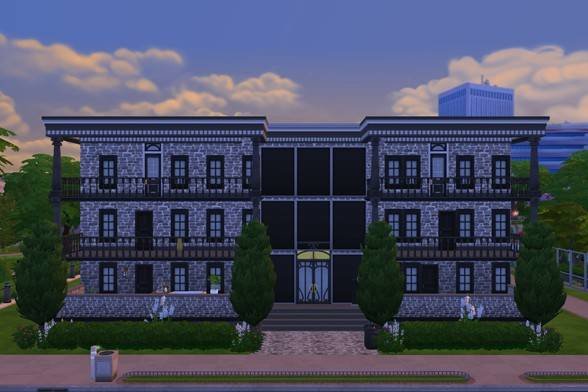 The718Sims's tweet image. I just shared the NewCrest Flats Lot on #TheSims4 Gallery! #PixieSims #Newcrestflats