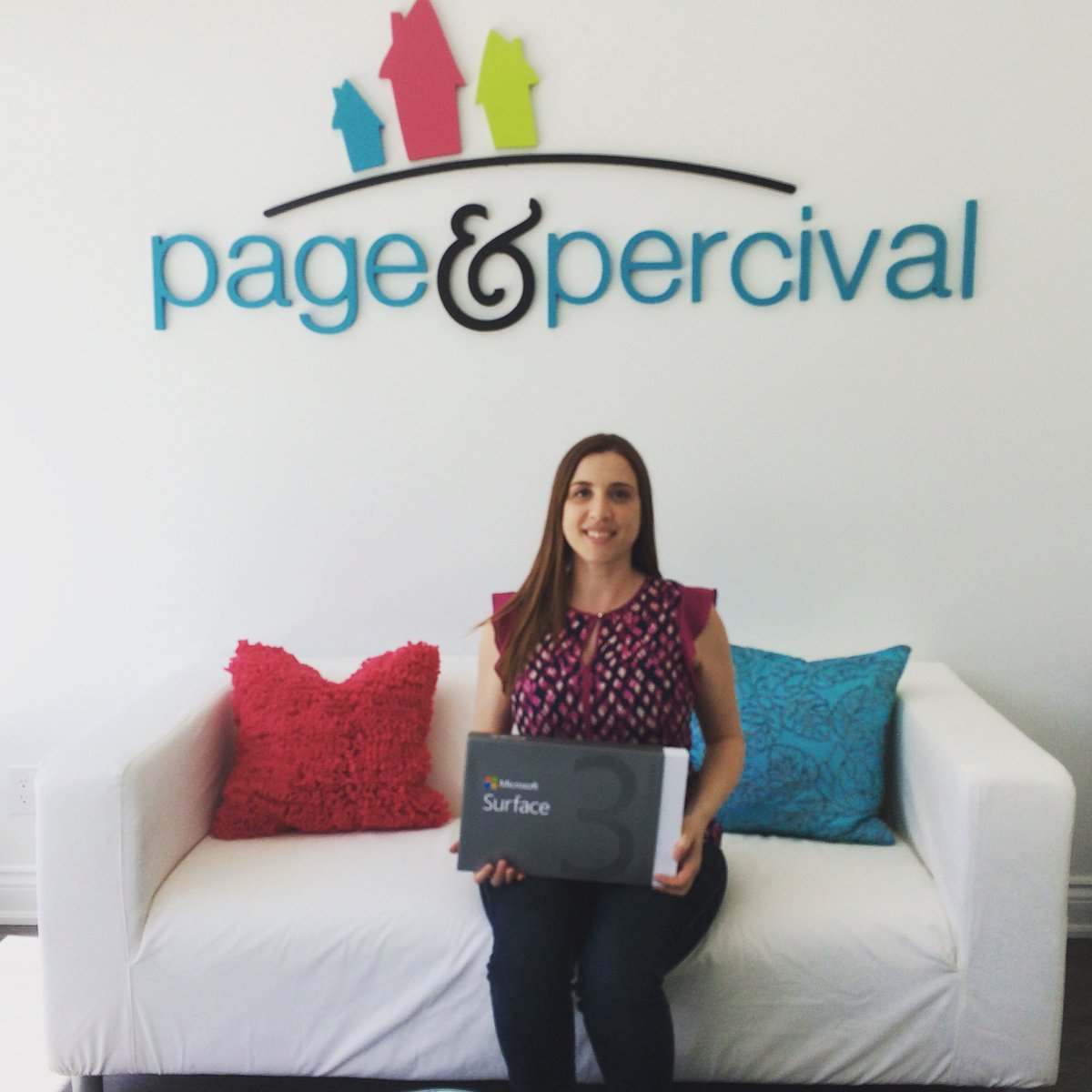 schedulock's tweet image. Congrats again to Sandra from @PageandPercival on her new Surface 3 from our #RealtorQuest giveaway!