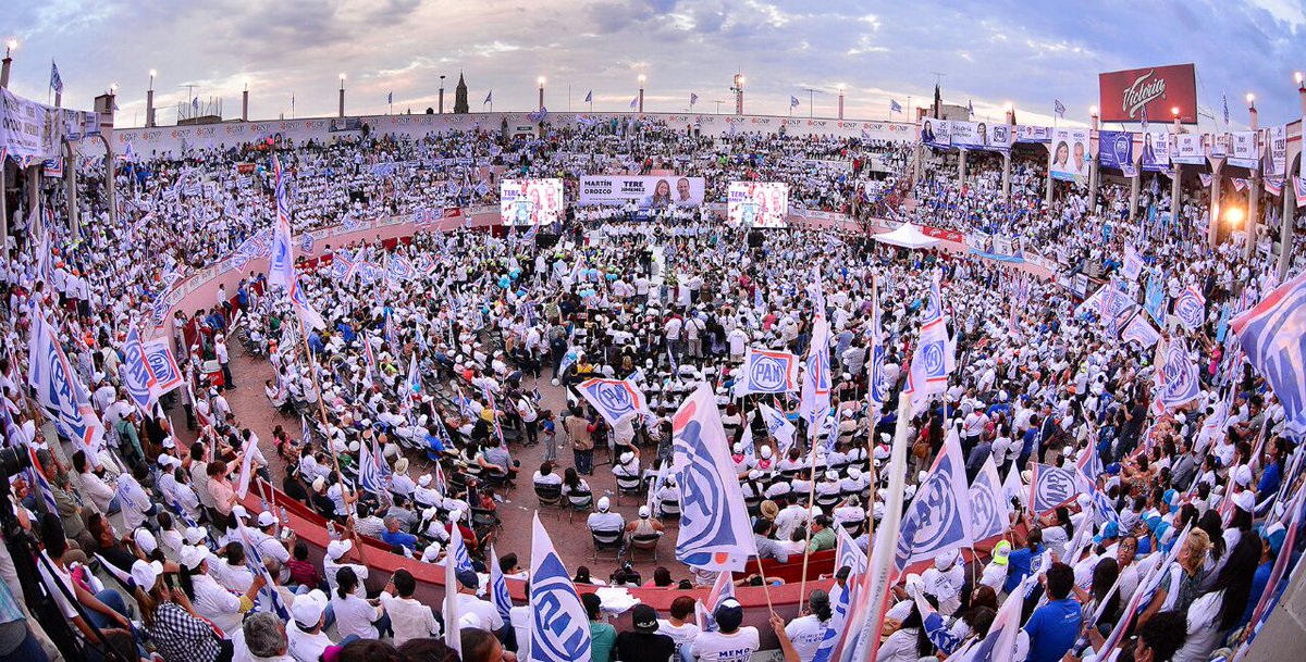 Hoy en un magno evento con nuestra estructura estaMOS seguros que vaMOS a ganar. #MartínOrozcoGobernador