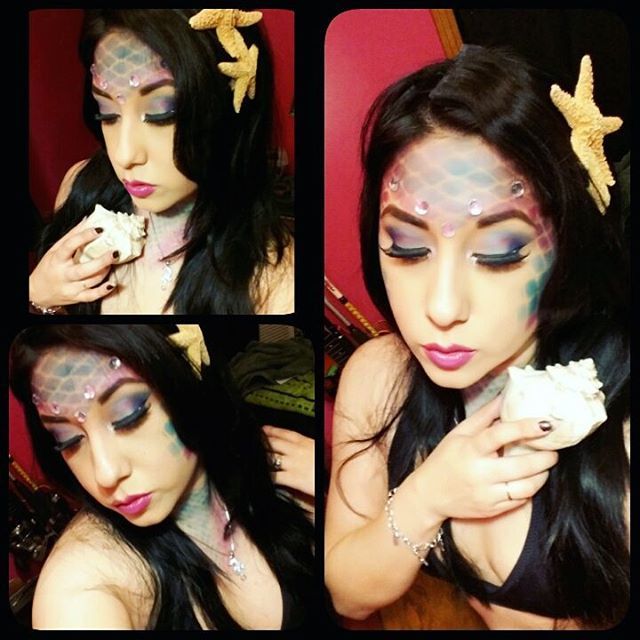starfishstuff's tweet photo. #mermaid #makeup #urbandecay #electricpalette #seashell #seastar #lovemermaids #firsttimed… https://t.co/HOra3RNCbv https://t.co/dI9JEssgTh