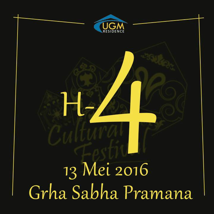 UGMRCulfest's tweet photo. H-4 lagi!!! Join with us guyss.
@ScanityUGM @kshugm @ikammafebugm @gelanggangUGM @bembiologi @KMTETI @PSEKP_UGM https://t.co/Cq27RQH8fY